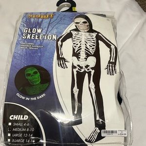 Skeleton jumpsuit glow in the dark